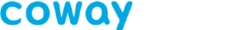 Official Coway brand logo in light blue on a transparent background.