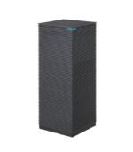 Coway Noble Air Purifier AP-2021A in black, featuring a premium tower design with 360-degree 4-way suction for powerful whole-home air purification.