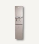 Coway Icon Ice Water Purifier (CHPI-620L) in Oatmeal Beige, featuring a slim and sophisticated desktop design for modern kitchens.
