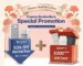 Coway USA May Family Month Promotion banner celebrating Mother's Day (Apr 28 - May 27, 2026). Features a floral background with gift boxes, offering "Benefit 1: 50% Off Rental Fee for 4 months" and "Benefit 2: $200 Value Gift Card" for best-selling water and air purifiers.